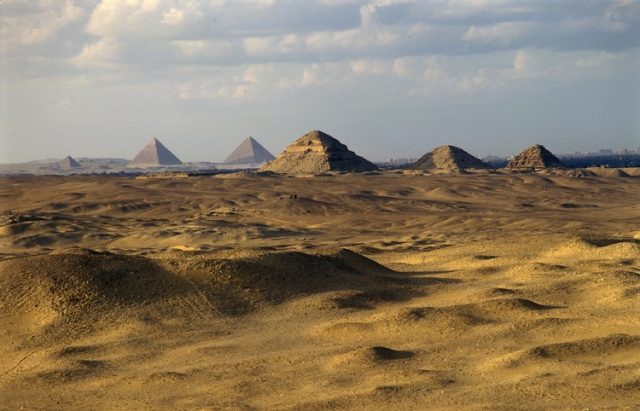 Abusir pyramids